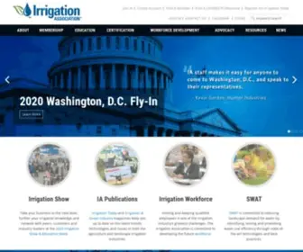 Irrigation.org(Irrigation Association) Screenshot