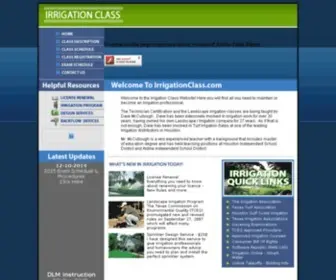 Irrigationclass.com(IRRIGATION CLASS.com) Screenshot