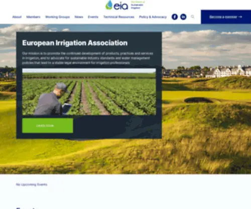 Irrigationeurope.eu(EIA) Screenshot