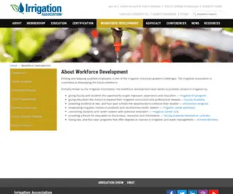 Irrigationfoundation.org(Workforce Development) Screenshot