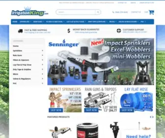 Irrigationking.com(Quality Irrigation Products at Bargain Prices) Screenshot