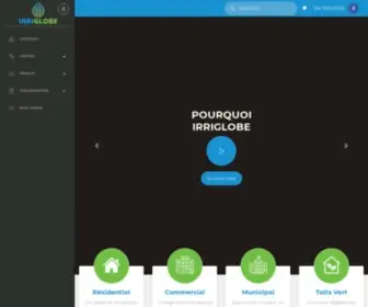Irriglobe.com(Installation de Système d'Irrigation et d'Arrosage Automatique) Screenshot