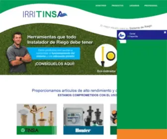 Irritinsa.com(El mejor equipo para su sistema de riego) Screenshot