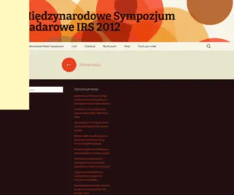 IRS-2012.pl(Międzynarodowe) Screenshot