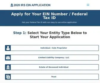 IRS-Ein-Forms-Gov.com(EIN Filing Online) Screenshot