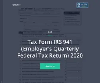 IRS-Form-941.com(IRS FormFillable & Printable Samples) Screenshot
