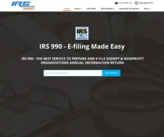 IRS990.org(IRS 990) Screenshot