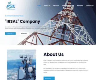 Irsalco.com(IRSAL Communication Services) Screenshot
