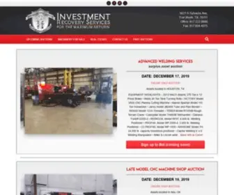 Irsauction.com(Investment Recovery Services) Screenshot