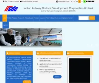 IRSDC.in(Official Website of Indian Railway Stations Development Corporation Limited) Screenshot