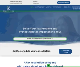 Irshostage.com(A Tax Resolution Company) Screenshot