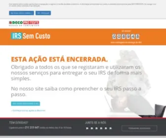 Irssemcusto.pt(Irssemcusto) Screenshot