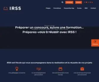 Irssenligne.fr(IRSS : prépa concours médecine) Screenshot