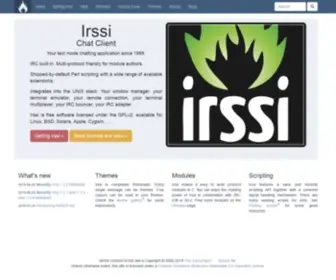 Irssi.org(Irssi) Screenshot