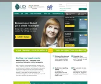 Irstaxtraining.com(IRS Tax Training) Screenshot