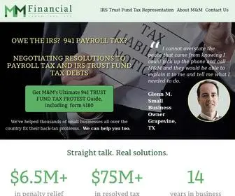 Irstrustfundtax.com(Tax Relief & Resolution) Screenshot