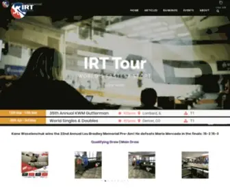 IRT-Tour.com(The International Racquetball Tour) Screenshot