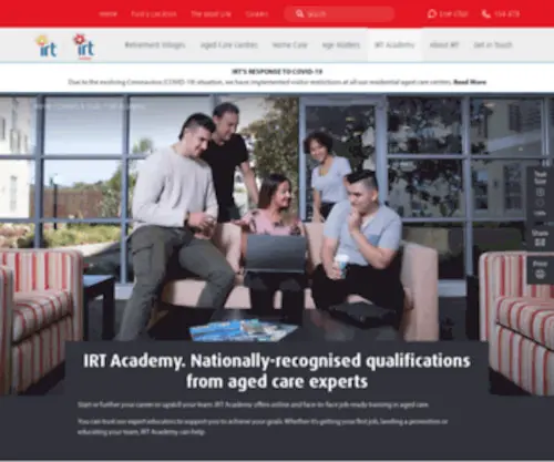 Irtacademy.org.au(IRT Academy) Screenshot
