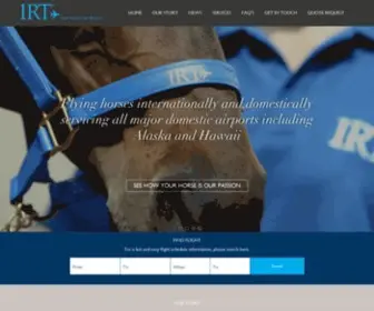 IRT.com(International transport of horses) Screenshot