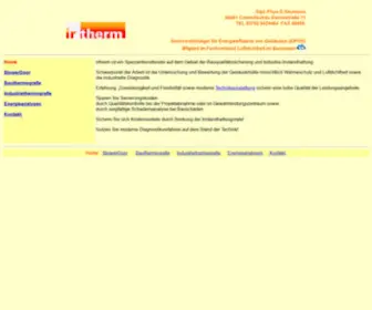 Irtherm.de(Blowerdoor und Baupyhsik) Screenshot