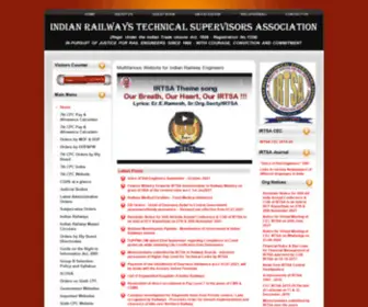 Irtsa.net(Multifarious Website for Indian Railway Engineers) Screenshot