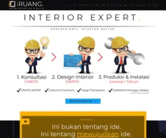 Iruang.com(Gratis Jasa interior design Untuk Custom Furniture Jamin 8 minggu Selesai) Screenshot