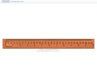Iruler.net(Online ruler) Screenshot
