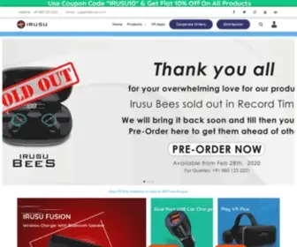 Irusu.co.in(Best VR Box Headset in IndiaAt Best Price For Mobiles) Screenshot