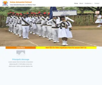 Irvineadventistschool.com(Irvine Adventist Education and Welfare Trust) Screenshot