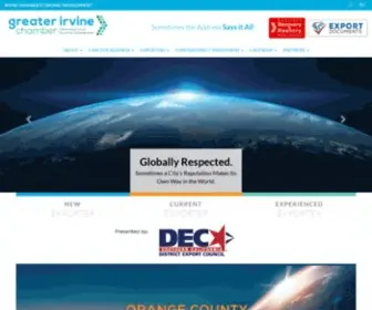 IrvineGlobalmarkets.com(Irvine Chamber Economic Development) Screenshot