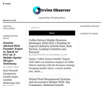 Irvineobserver.com(Irvine Observer) Screenshot