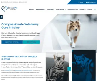 Irvinepetcomplex.com(Irvine Pet Hospital) Screenshot