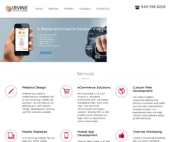 Irvinesoftwarecompany.com(Irvine Software Company) Screenshot