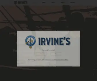 Irvinespirits.com(Irvine's Spirits) Screenshot