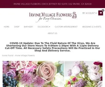 Irvinevillageflowers.com(Irvine Florist) Screenshot