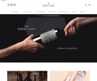 Irvinewines.com.au(Irvine Wines) Screenshot