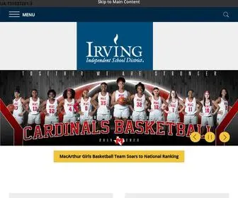 Irvingisd.net(Irving Independent School District) Screenshot