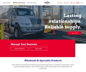 Irvingoilcommercial.com(Cargo, Wholesale and Specialty Fuel Supplier) Screenshot
