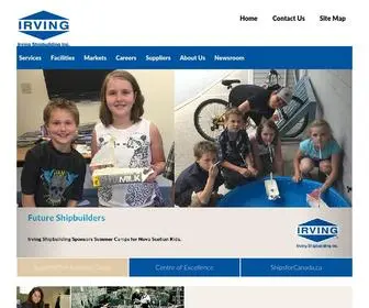 Irvingshipbuilding.com(Irvingshipbuilding) Screenshot