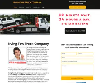 Irvingtowtruck.com(At Irving Tow Truck Company our goal) Screenshot