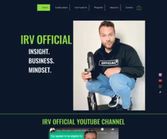 Irvofficial.com(Irv Official also known as Irvin Peña) Screenshot