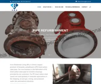 Irwin.com.hk(Pipe Repairs & Refurbishment) Screenshot