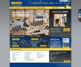 Irwin.com(IRWIN TOOLS) Screenshot