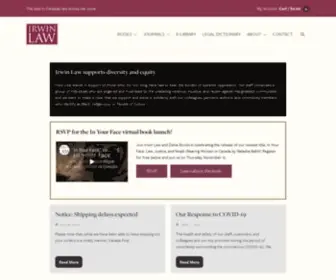 Irwinlaw.com(Irwin Law Inc) Screenshot