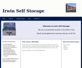 Irwinselfstorage.com(Irwin Self Storage) Screenshot