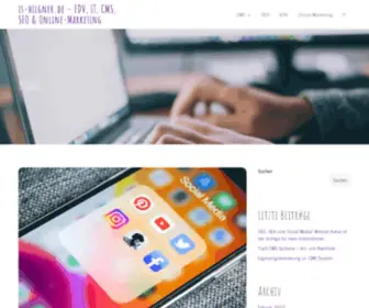 IS-Hilgner.de(EDV, IT, CMS, SEO & Online-Marketing) Screenshot