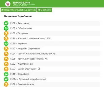 IS-It-Good.info(Сайт о Е) Screenshot