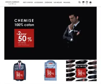 IS-Moda.com(Vêtements pour homme) Screenshot