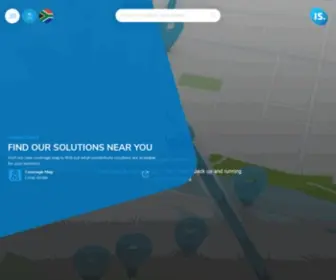 IS.co.za(Internet Solutions) Screenshot