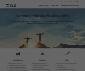 IS2.de(IS2 Intelligent Solution Services AG) Screenshot